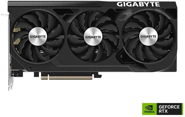 Alt view image 2 of 7 - GIGABYTE GeForce RTX 4070 WINDFORCE V2 12GB GDDR6 PCI Express 4.0 x16 ATX Graphics Card GV-N4070WF3V2-12GD