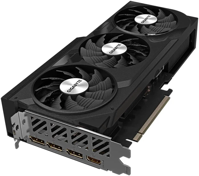 Alt view image 3 of 7 - GIGABYTE GeForce RTX 4070 WINDFORCE V2 12GB GDDR6 PCI Express 4.0 x16 ATX Graphics Card GV-N4070WF3V2-12GD