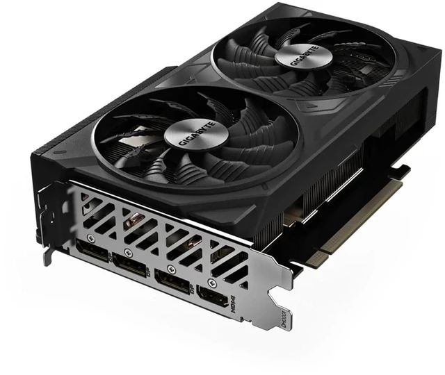 Alt view image 4 of 7 - GIGABYTE GeForce RTX 4070 WINDFORCE 2X 12G Graphics Card, 2x WINDFORCE Fans, 12GB 192-bit GDDR6X, GV-N4070WF2-12GD Video Card