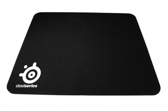 Main image of SteelSeries QcK Heavy Gaming Mouse Pad, Black, Large, 6mm Thick, Non-Slip Rubber Base, Exslusive MicrofiberSurface, Stitched Edges, Optimized for All Sensors, 450 mm x 400 mm - FPS, MOBAs, RTS, MMO