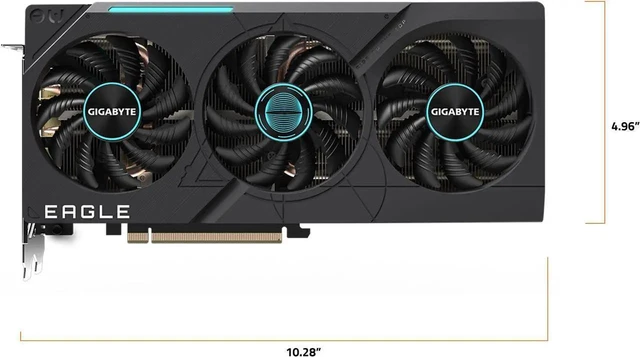 Alt view image 7 of 7 - GIGABYTE Eagle GeForce RTX 4070 12GB GDDR6X PCI Express 4.0 x16 ATX Graphics Card GV-N4070EAGLE-12GD