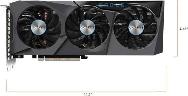 Alt view image 4 of 5 - GIGABYTE GeForce RTX 4070 EAGLE V2 12G Graphics Card, 3x WINDFORCE Fans, 12GB 192-bit GDDR6X, GV-N4070EAGLEV2-12GD Video Card