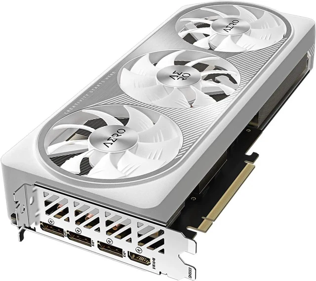Alt view image 3 of 7 - GIGABYTE GeForce RTX 4070 AERO V2 12G Graphics Card, 3x WINDFORCE Fans, 12GB 192-bit GDDR6X, GV-N4070AEROV2-12GD Video Card