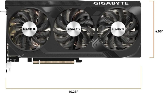 Alt view image 5 of 7 - GIGABYTE GeForce RTX 4070 SUPER WINDFORCE 12G Graphics Card, 3x WINDFORCE Fans, 12GB 192-bit GDDR6X, GV-N407SWF3-12GD Video Card