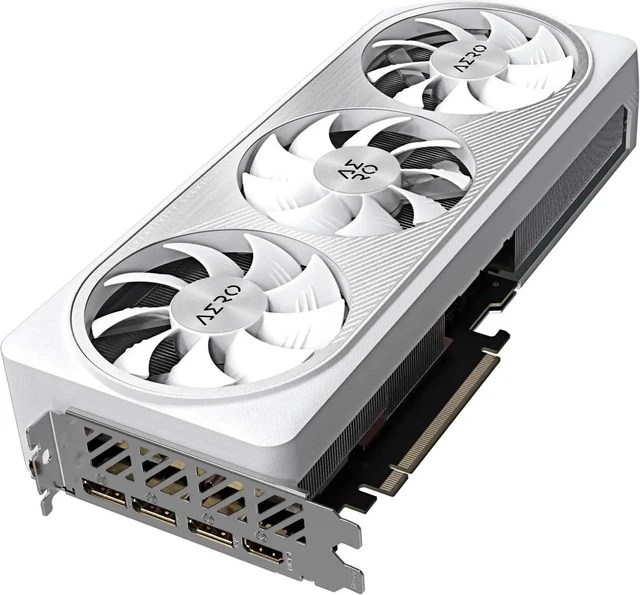 Alt view image 3 of 7 - GIGABYTE GeForce RTX 4070 SUPER AERO 12G Graphics Card, 3x WINDFORCE Fans, 12GB 192-bit GDDR6X, GV-N407SAERO-12GD Video Card