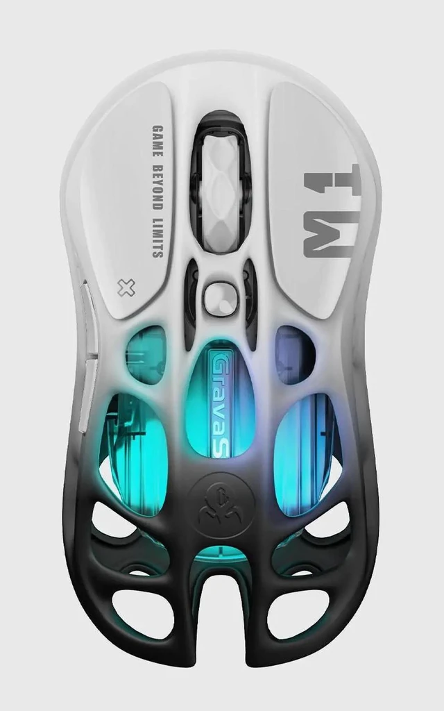 Alt view image 7 of 7 - GravaStar Mercury K1 & M1 Keyboard Mouse Bundle, Gradient Black Gift Box,75% HotSwappable Mechanical Keyboard,TriMode 2.4G/Bluetooth/USBC,PAW3395 26000DPI Lightweight Gaming Mouse