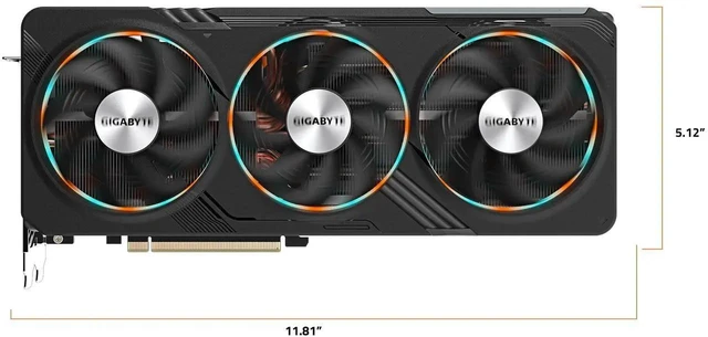 Alt view image 2 of 7 - GIGABYTE GeForce RTX 4070 Ti GAMING V2 12G Graphics Card, 3x WINDFORCE Fans, 12GB 192-bit GDDR6X, GV-N407TGAMING V2-12GD Video Card