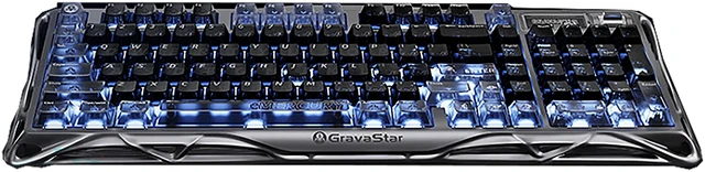 Alt view image 4 of 5 - GravaStar Mercury K98 Night Black Mechanical Gaming Keyboard,98% Layout HotSwappable,TriMode 2.4G/Bluetooth 5.4/USBC,GasketMount 5Layer Dampening,1.65" TFT Display,Multifunction Knob,Hollow Mecha