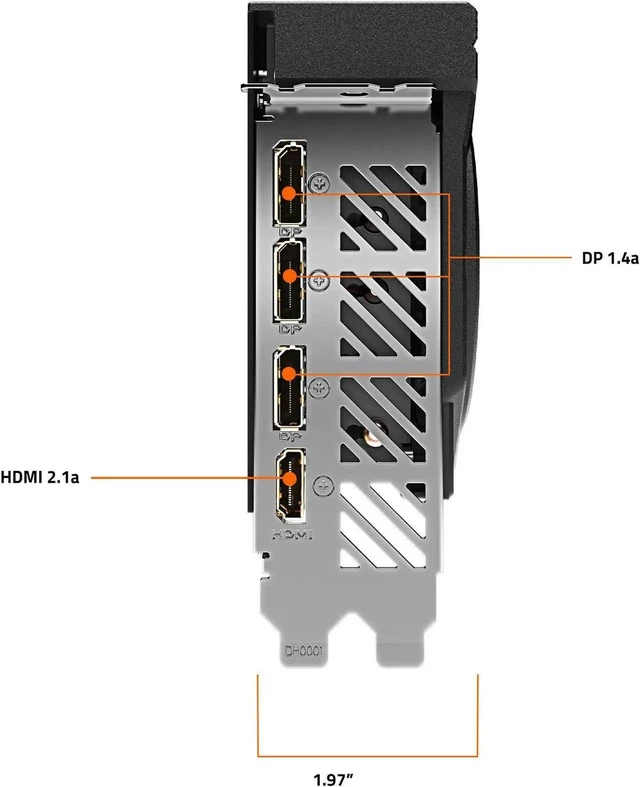 Alt view image 7 of 7 - GIGABYTE GeForce RTX 4070 Ti SUPER WINDFORCE 16G Graphics Card, 3x WINDFORCE Fans, 16GB 256-bit GDDR6X, GV-N407TSWF3-16GD Video Card