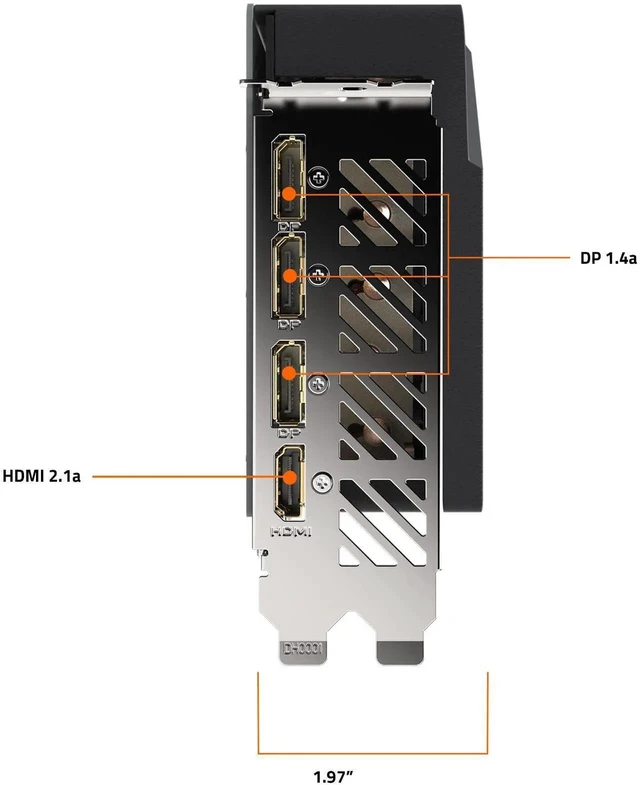 Alt view image 6 of 6 - GIGABYTE GeForce RTX 4070 Ti SUPER EAGLE 16G Graphics Card, 3x WINDFORCE Fans, 16GB 256-bit GDDR6X, GV-N407TSEAGLE-16GD Video Card