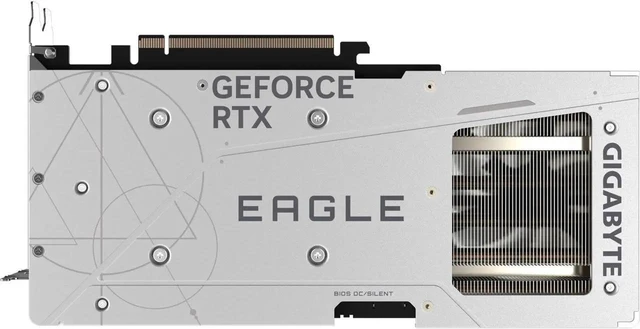 Alt view image 3 of 7 - GIGABYTE GeForce RTX 4070 Ti SUPER EAGLE ICE 16G Graphics Card, 3x WINDFORCE Fans, 16GB 256-bit GDDR6X, GV-N407TSEAGLE ICE-16GD Video Card
