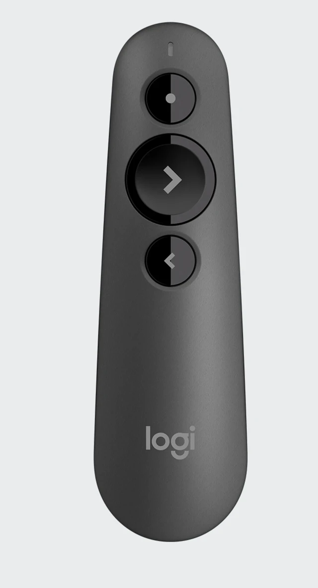 Alt view image 2 of 5 - Logitech R500s Bluetooth Wireless Presenter, Broad Compatibility, 1 Laser, 640 to 660 nm (red), 2.4 GHz wireless, 20 meters , USB, for Windows/macOS /ChromeOS/Linux, black