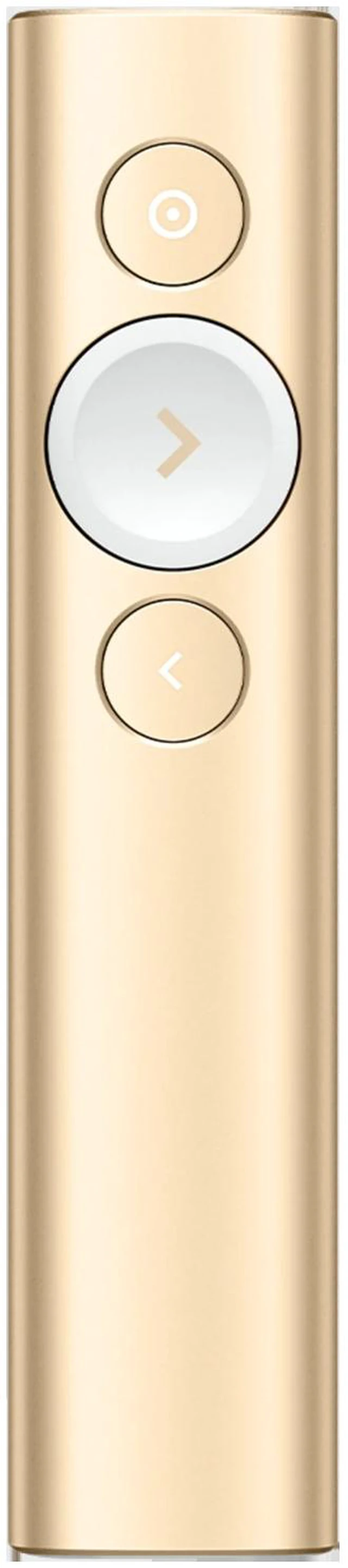 Main image of Logitech Spotlight Premium Wireless Bluetooth Presenter, Digital Pointer,3D Accelerometer and Gyroscope, 30 Meter, LED, for Windows/macOS /ChromeOS/Linux, USB, for Conference Rooms, Classrooms, Gold