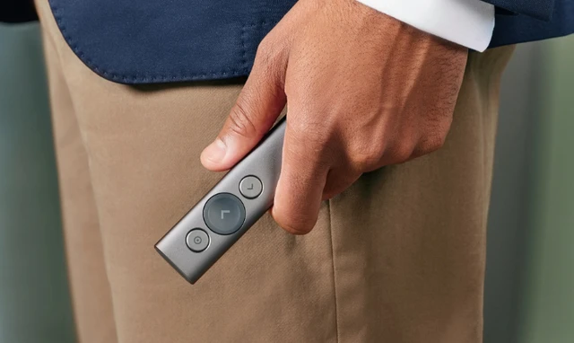 Alt view image 6 of 7 - Logitech Spotlight Premium Wireless Bluetooth Presenter, Digital Pointer,3D Accelerometer and Gyroscope, 30 Meter, LED, for Windows/macOS /ChromeOS/Linux, USB, for Conference Rooms, Classrooms, BLACK