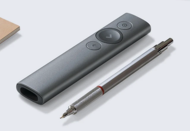 Alt view image 5 of 7 - Logitech Spotlight Premium Wireless Bluetooth Presenter, Digital Pointer,3D Accelerometer and Gyroscope, 30 Meter, LED, for Windows/macOS /ChromeOS/Linux, USB, for Conference Rooms, Classrooms, BLACK
