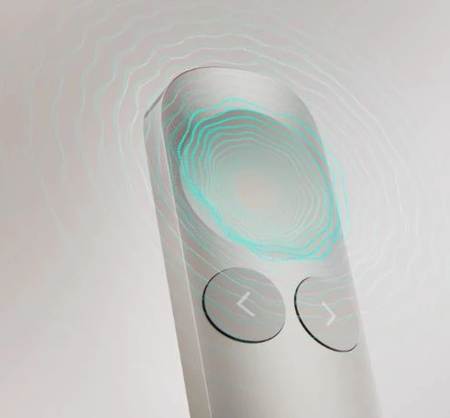 Alt view image 5 of 7 - Logitech Spotlight 2 Premium Wireless Bluetooth Presenter, Digital Pointer,3D Accelerometer and Gyroscope, 30 Meter, LED, for Windows/macOS /ChromeOS/Linux, USB, for Conference Rooms, Classrooms,sand