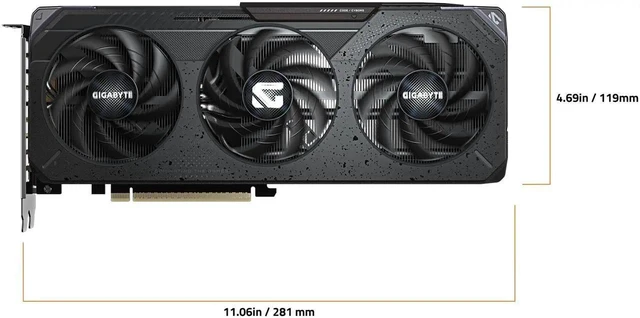 Alt view image 5 of 6 - GIGABYTE Gaming GeForce RTX 5060 8GB GDDR7 PCI Express 5.0 Graphics Card GV-N5060GAMING -8GD