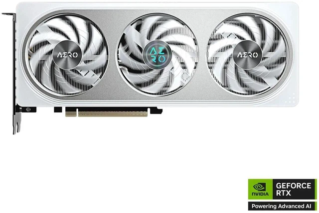 Alt view image 2 of 7 - GIGABYTE AERO GeForce RTX 5060 8GB GDDR7 PCI Express 5.0 Graphics Card GV-N5060AERO-8GD