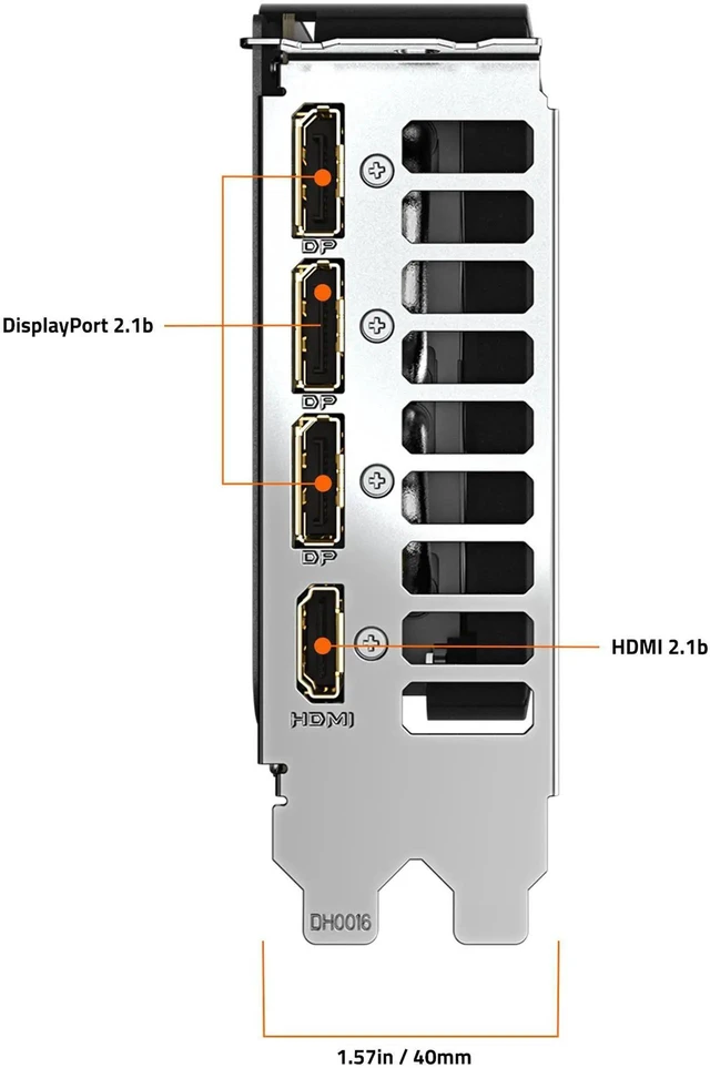 Alt view image 6 of 6 - GIGABYTE GeForce RTX 5060 8GB GDDR7 PCI Express 5.0 ATX Video Card GeForce RTX 5060 EAGLE MAX 8G
