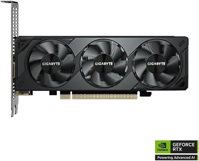 Alt view image 2 of 6 - GIGABYTE Low Profile GeForce RTX 5060 8GB GDDR7 PCI Express 5.0 Low Profile Graphics Card GV-N5060-8GL