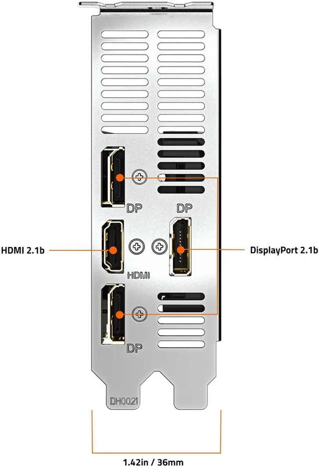 Alt view image 6 of 6 - GIGABYTE Low Profile GeForce RTX 5060 8GB GDDR7 PCI Express 5.0 Low Profile Graphics Card GV-N5060-8GL