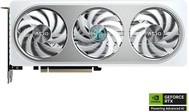 Alt view image 2 of 5 - GIGABYTE AERO GeForce RTX 5060 Ti 8GB GDDR7 PCI Express 5.0 x8 ATX Graphics Card GV-N506TAERO-8GD
