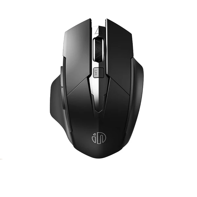 Main image of INPHIC F1 2.4G Wireless Upgraded Mouse, 6Button Ergonomic Rechargeable Optical Mice, Adjustable DPI, Silent Click, TypeC Charging, Black, For Laptop Desktop PC