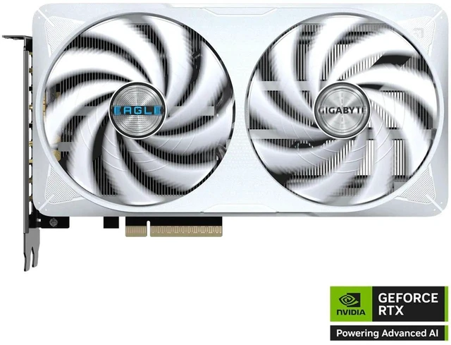 Alt view image 2 of 5 - GIGABYTE Eagle GeForce RTX 5060 Ti 16GB GDDR7 PCI Express 5.0 x8 ATX Graphics Card GV-N506TEAGLE ICE-16GD
