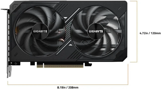 Alt view image 6 of 7 - GIGABYTE WindForce GeForce RTX 5060 Ti 16GB GDDR7 PCI Express 5.0 x8 ATX Graphics Card GV-N506TWF2MAX-16GD