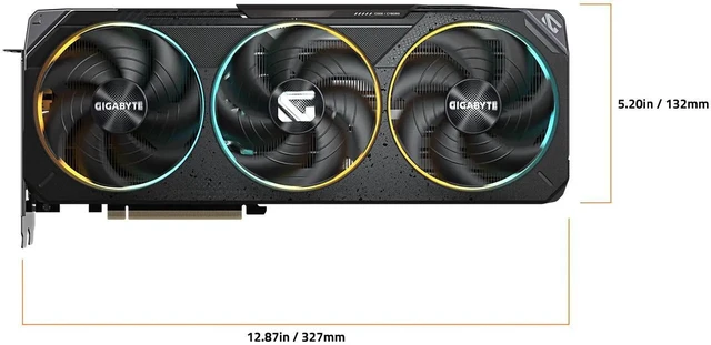 Alt view image 6 of 7 - GIGABYTE Gaming GeForce RTX 5070 12GB GDDR7 PCI Express 5.0 ATX Graphics Card GV-N5070GAMING-12GD