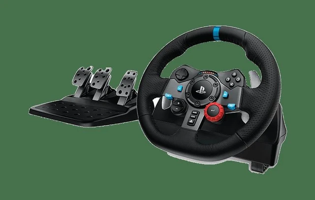 Alt view image 4 of 7 - Logitech G29 Driving Force Racing gaming Wheel for PS5, PS4 and PC, PlayStation and PC, for Windows,USB,PlayStation, with Pedals,Rotation: 900 degrees, realistic driving experience, black