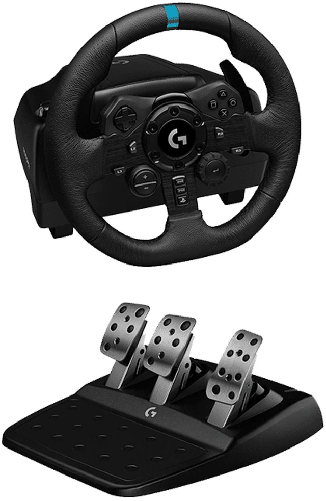 Main image of Logitech G923 TRUEFORCE Sim gaming Racing Wheel with Pedals,for Xbox Series S|X, Xbox One & PC, PLAYSTATION 5 , PLAYSTATION 4, BLACK