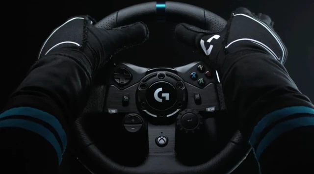 Alt view image 7 of 7 - Logitech G923 TRUEFORCE Sim gaming Racing Wheel with Pedals,for Xbox Series S|X, Xbox One & PC, PLAYSTATION 5 , PLAYSTATION 4, BLACK