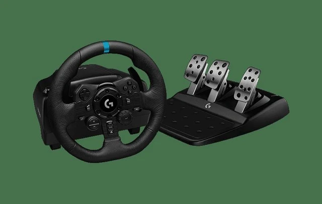 Alt view image 2 of 6 - Logitech G923 for PC TRUEFORCE Sim gaming Racing Wheel with Pedals,for PC, BLACK