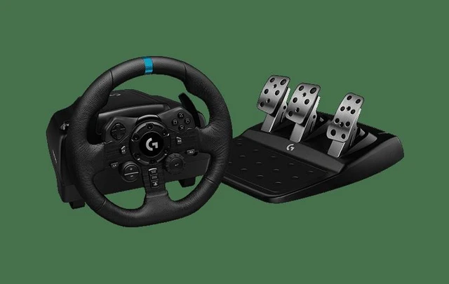 Alt view image 5 of 7 - Logitech G923 TRUEFORCE Sim gaming Racing Wheel with Pedals,for Xbox Series S|X, Xbox One & PC, PLAYSTATION 5 , PLAYSTATION 4, BLACK