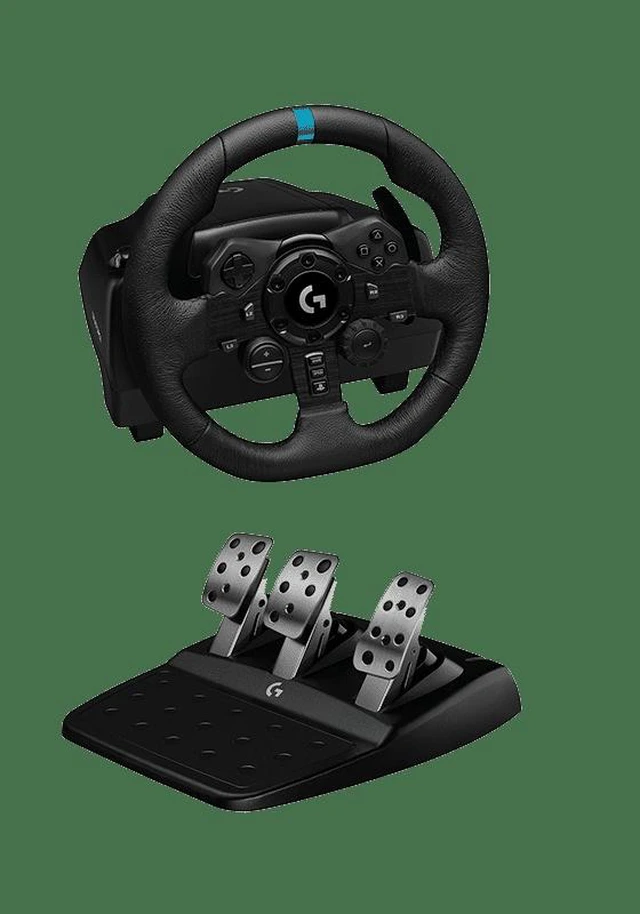 Alt view image 3 of 6 - Logitech G923 for PC TRUEFORCE Sim gaming Racing Wheel with Pedals,for PC, BLACK