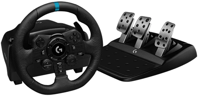 Main image of Logitech G923 for PC TRUEFORCE Sim gaming Racing Wheel with Pedals,for PC, BLACK