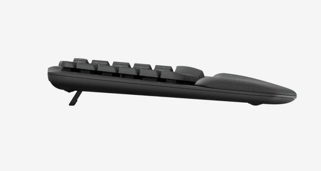 Alt view image 5 of 7 - Logitech Wave Keys for business Wireless Ergonomic Keyboard, with Cushioned Palm Rest, Comfortable Natural Typing, Easy-Switch, Bluetooth, Logi Bolt Receiver, for Multi-OS, Windows/Mac-black
