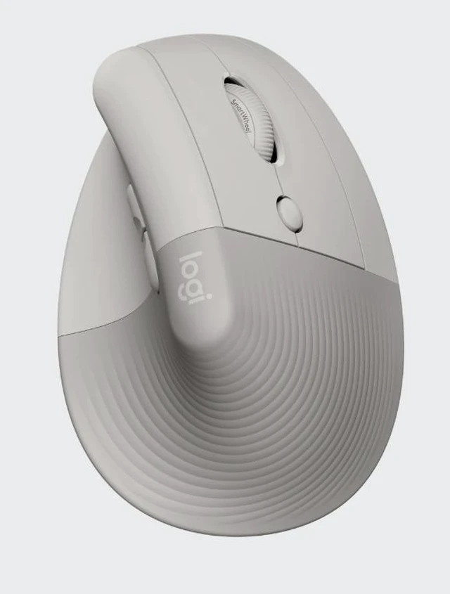 Main image of Logitech LIFT VERTICAL Wireless Bluetooth Mouse , Ergonomic Vertical Mouse Silent Office Mouse, Vertical Small to Medium Hand Lift,4000dpi, 4buttons, for window/macOS/iPadOS/ChromeOS /Linux, sand