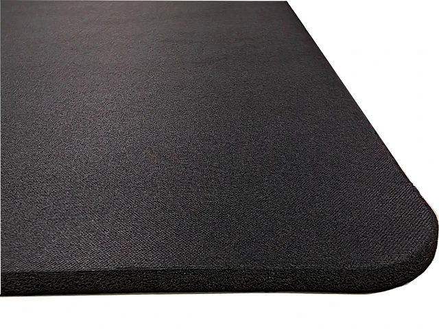 Alt view image 5 of 7 - SteelSeries QcK Heavy Large Gaming Mouse Pad, 17.72" x 15.75" x 0.16", MicroWoven Cloth Surface, ExtraThick NonSlip Rubber Base, Optimized for Low & High DPI Tracking, Washable Esports Mousepad, Black