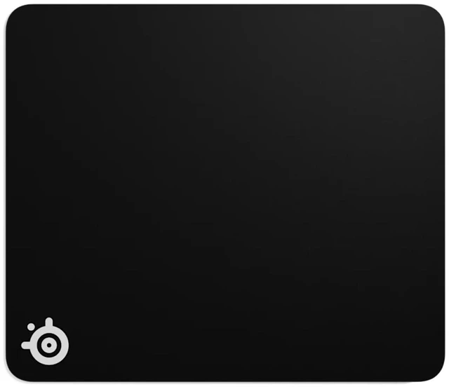 Main image of SteelSeries QcK Heavy Large Gaming Mouse Pad, 17.72" x 15.75" x 0.16", MicroWoven Cloth Surface, ExtraThick NonSlip Rubber Base, Optimized for Low & High DPI Tracking, Washable Esports Mousepad, Black