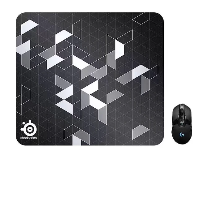 Alt view image 4 of 6 - SteelSeries QcK Heavy Large Gaming Mouse Pad, 17.72x15.75x0.16", MicroWoven Cloth Surface, ExtraThick NonSlip Rubber Base, Optimized for Low & High DPI Tracking, Washable Esports Mousepad, Black-white