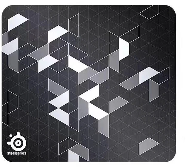 Main image of SteelSeries QcK Heavy Large Gaming Mouse Pad, 17.72x15.75x0.16", MicroWoven Cloth Surface, ExtraThick NonSlip Rubber Base, Optimized for Low & High DPI Tracking, Washable Esports Mousepad, Black-white