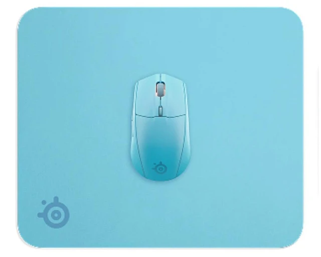 Alt view image 2 of 3 - SteelSeries QcK Heavy Gaming Mouse Pad, Blue Large Size, 17.72x15.75x0.16", Non-Stitched Edge, Cloth Surface, Optimized For Gaming Sensors
