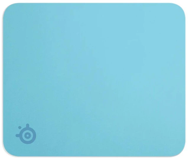 Main image of SteelSeries QcK Heavy Gaming Mouse Pad, Blue Large Size, 17.72x15.75x0.16", Non-Stitched Edge, Cloth Surface, Optimized For Gaming Sensors