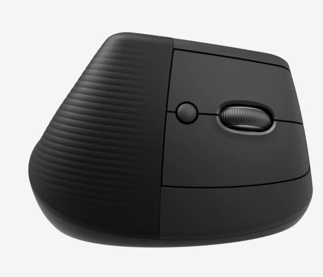 Alt view image 4 of 7 - Logitech Lift for Business Vertical Ergonomic Mouse, Wireless, Bluetooth or Secured Logi Bolt USB, Quiet clicks, Globally Certified, Windows/Mac/Chrome/Linux,black