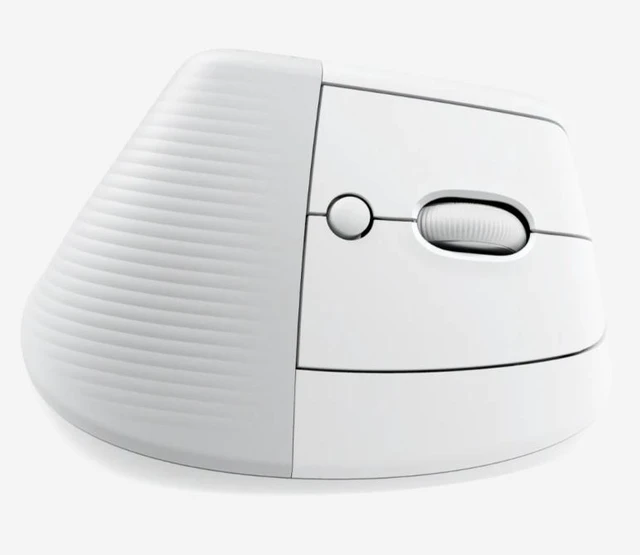 Alt view image 5 of 7 - Logitech Lift for Business Vertical Ergonomic Mouse, Wireless, Bluetooth or Secured Logi Bolt USB, Quiet clicks, Globally Certified, Windows/Mac/Chrome/Linux, white