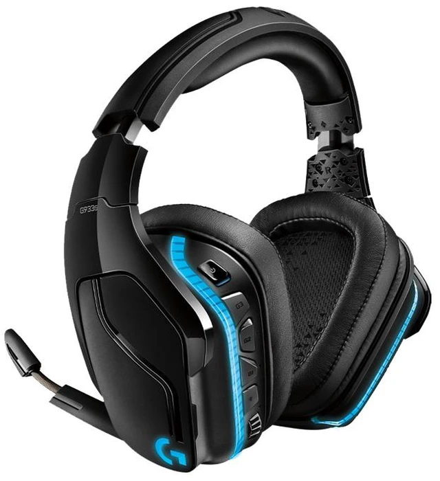 Alt view image 3 of 7 - Logitech G933S Artemis Spectrum Wireless Gaming Headset, RGB 7.1 Dolby and DTS:X HeadphoneX Surround Sound Gaming Headset - PC, PS4, Xbox One, Switch, and Mobile Compatible - Advanced Audio Black