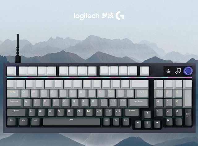 Alt view image 3 of 5 - Logitech G316 X Cloud Travel Gaming Keyboard Gift Box, 8K Custom Mechanical wired Gaming Keyboard, 98 Hot Swappable Gasket Mount, G316 X(Cloud Travel Gift Set)