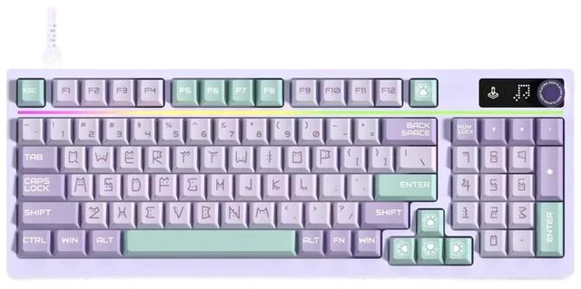 Alt view image 3 of 7 - Logitech G316 X Roland Cat Duke Gift Set Gaming Keyboard Gift Box, 8K Custom Mechanical wired Gaming Keyboard, 98 Hot Swappable Gasket Mount, G316 X (Roland Cat Duke Gift Set)